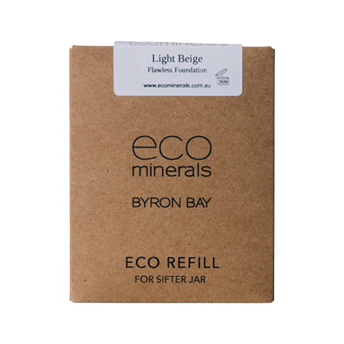 Eco Minerals Flawless Matte Mineral Foundation Light Beige Refill 5g