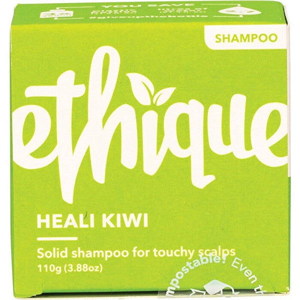 Ethique Solid Shampoo Bar Heali Kiwi - For Touchy Scalps 110g
