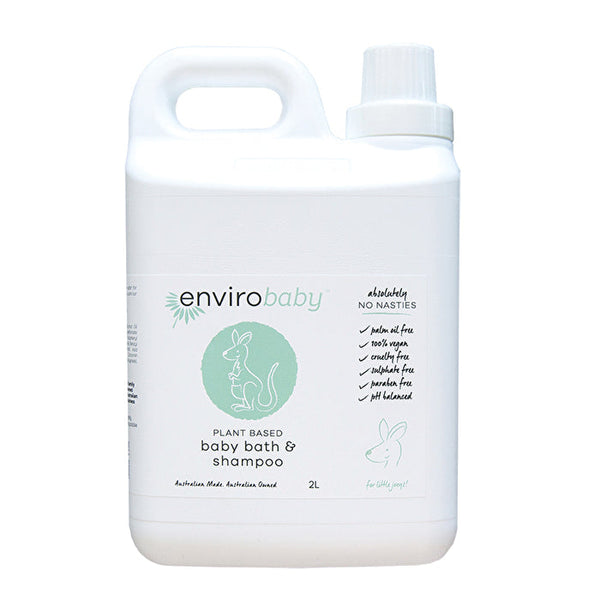 Envirocare EnviroBaby Plant Based Baby Bath & Shampoo 2000ml