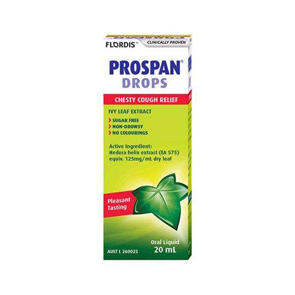 Flordis Prospan Drops Chesty Cough Relief Oral Liquid 20ml