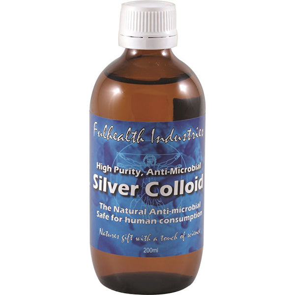 Fulhealth Industries High Purity, Anti-Microbial Silver Colloid 200ml