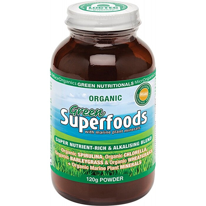 MicrOrganics Green Nutritionals Green Superfoods Powder 120g