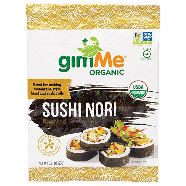 Gimme Roasted Seaweed Sushi Nori (9 Sheets) 23g