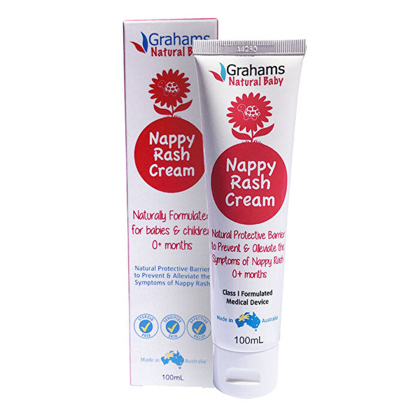 GRAHAMS NATURAL ALTERNATIVES Grahams Natural Baby Nappy Rash Cream 100ml