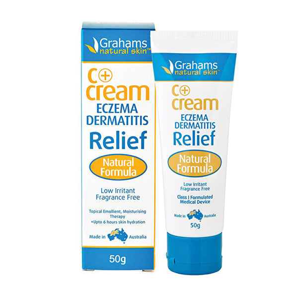 GRAHAMS NATURAL ALTERNATIVES Grahams Natural C+ Cream (Eczema & Dermatitis Relief) 50g