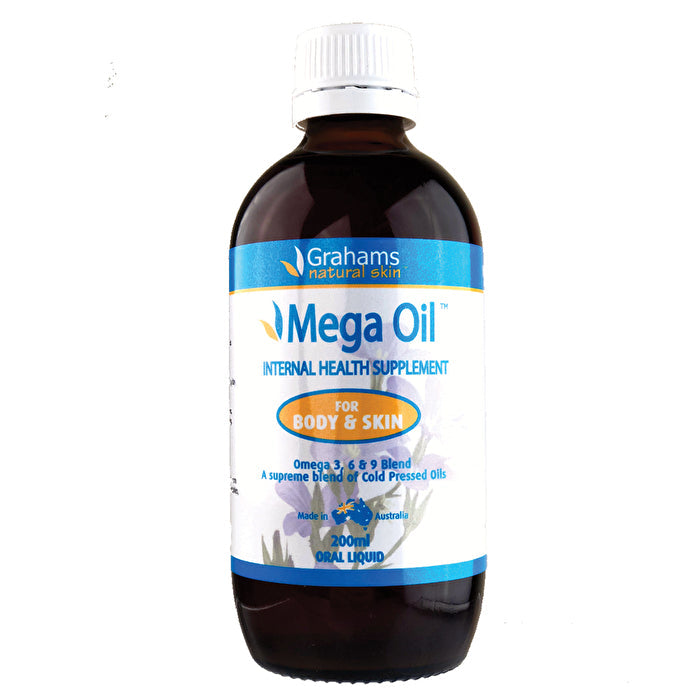 GRAHAMS NATURAL ALTERNATIVES Grahams Natural Mega Oil 200ml