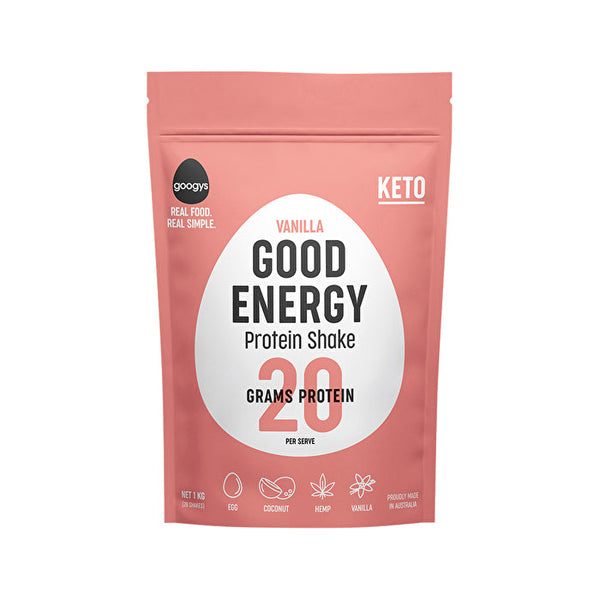 Googys Good Energy Protein Shake Vanilla 1kg