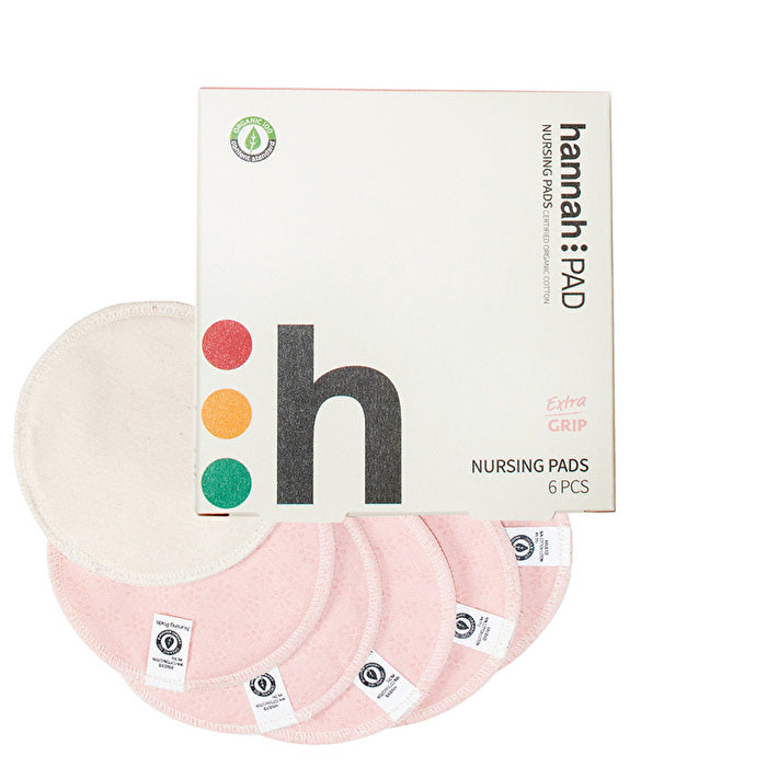 Hannahpad Hannah Nursing Pads Organic Cotton x 6 Pack