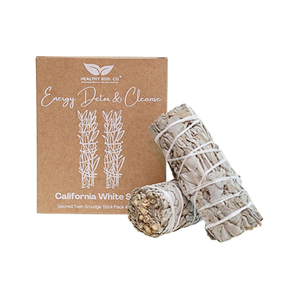 HEALTHY BOD. CO Healthy Bod. Co California White Sage Smudge Stick x 2 Pack
