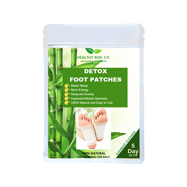HEALTHY BOD. CO Healthy Bod. Co Detox Foot Patches Bamboo x (5 Pairs) 10 Patches