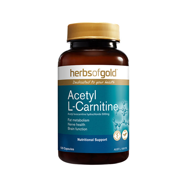 Herbs of Gold Acetyl L-Carnitine 120c