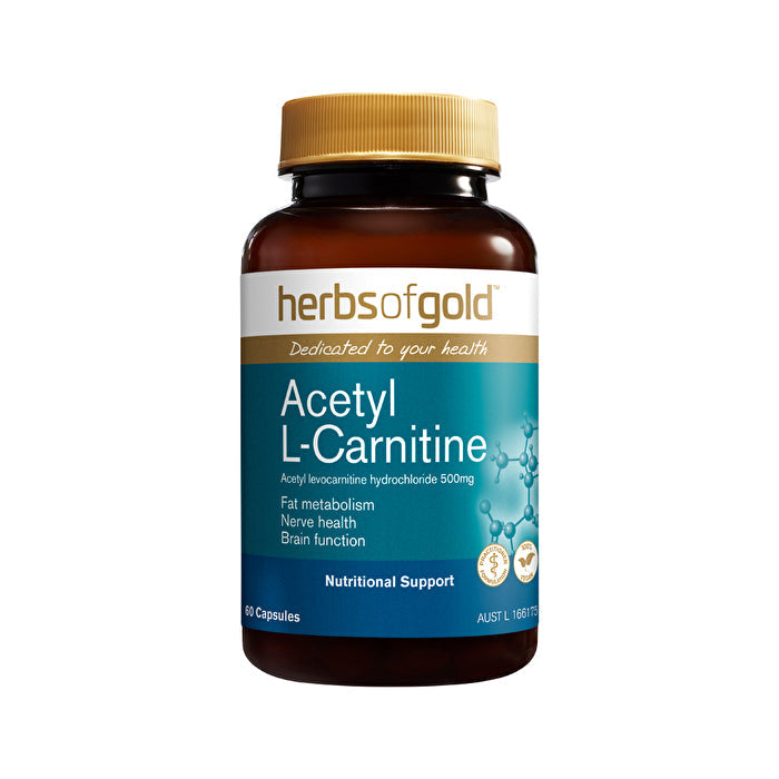 Herbs of Gold Acetyl L-Carnitine 60c