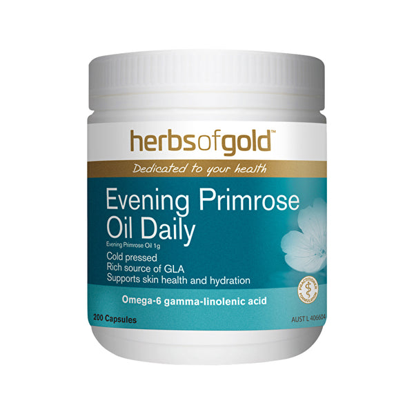 Herbs of Gold Evening Primrose Oil Daily 200c 1g