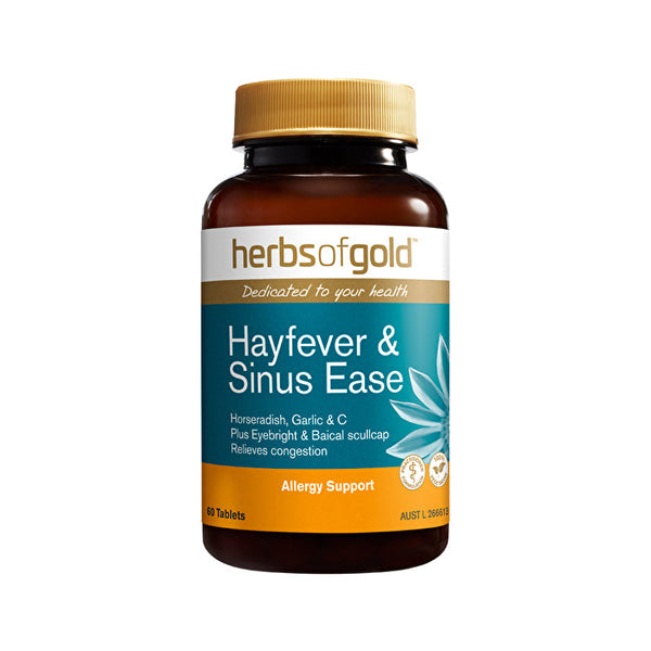 Herbs of Gold Hayfever and Sinus Ease 60t