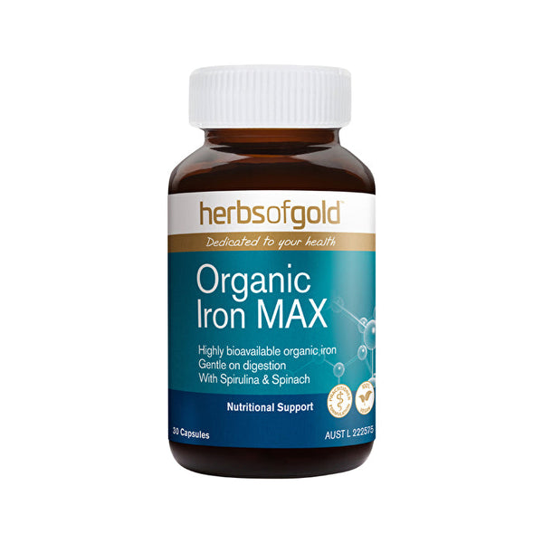 Herbs of Gold Organic Iron MAX 30vc