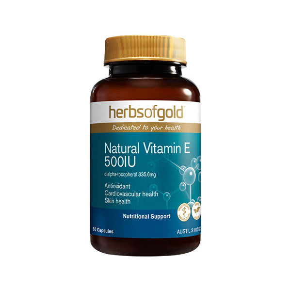 Herbs of Gold Natural Vitamin E 500I.U. 50c