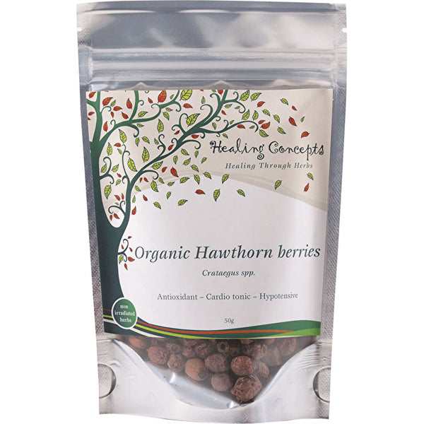 Healing Concepts Teas Healing Concepts Organic Hawthorn Berries Tea 50g
