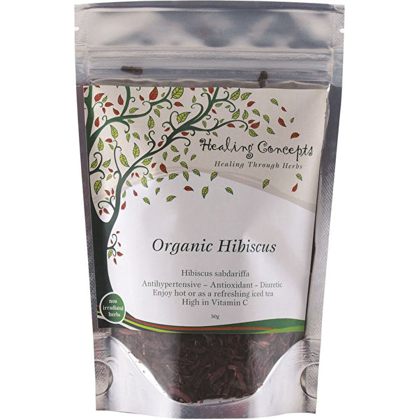 Healing Concepts Teas Healing Concepts Organic Hibiscus Tea 50g