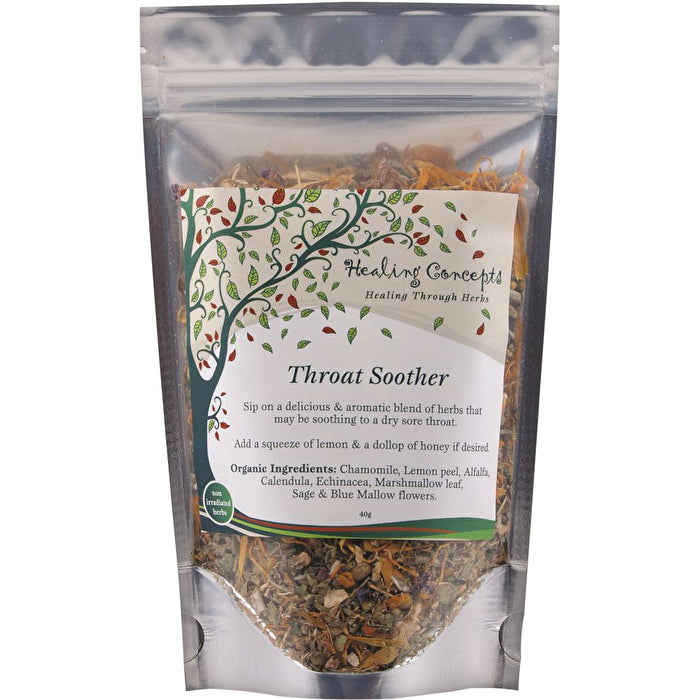 Healing Concepts Teas Healing Concepts Organic Throat Soother Tea 40g