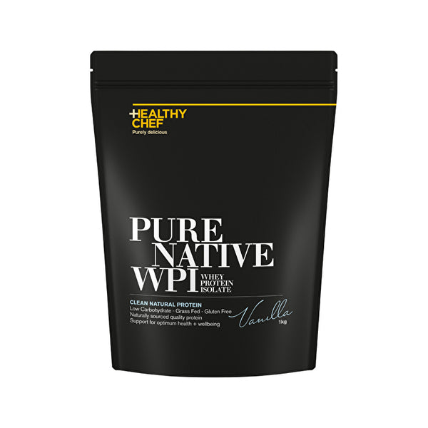 The Healthy Chef Pure Native WPI (Whey Protein Isolate) Vanilla 1kg