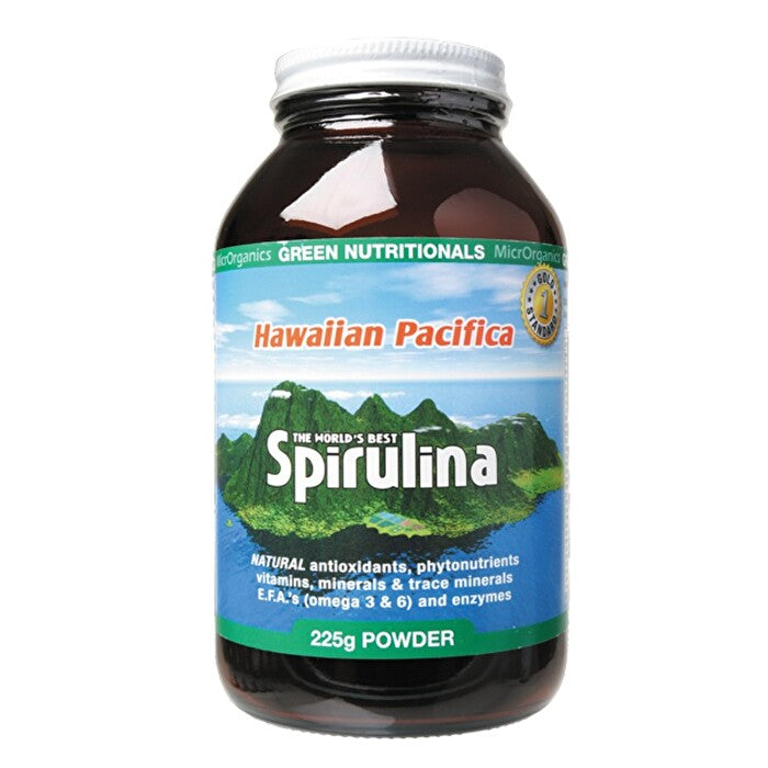 MicrOrganics Green Nutritionals Hawaiian Pacifica Spirulina Powder 225g