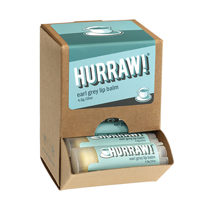 Hurraw! Lip Balm Earl Grey 4.3g x 24 Display