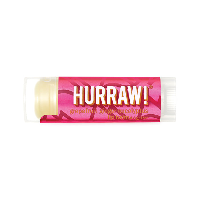 Hurraw! Lip Balm Kapha (Grapefruit,Ginger,Eucalyptus) 4.3g