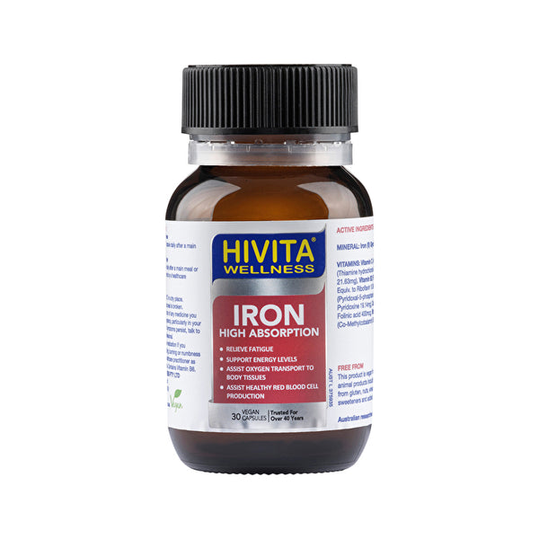Hivita Wellness HiVita Wellness Iron High Absorption 30vc