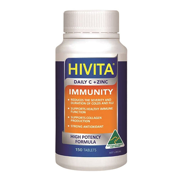 Hivita Immunity (Daily C + Zinc) 150t