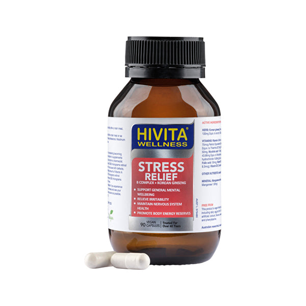 Hivita Wellness HiVita Wellness Stress Relief (B Complex + Korean Ginseng) 90vc