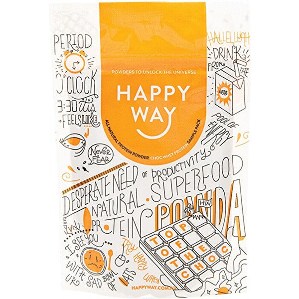 Happy Way Whey Protein Powder Chocolate 60g