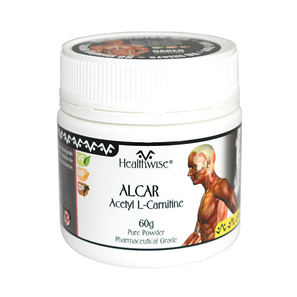 HealthWise Healthwise ALCAR (Acetyl L-Carnitine) Powder 60g