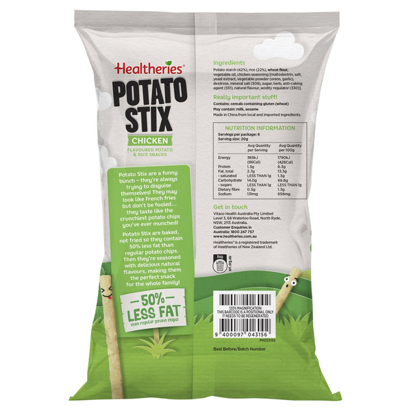 Healtheries Potato Stix Chicken 120g