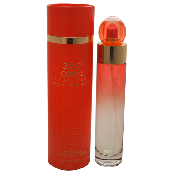 Perry Ellis 360 Coral by Perry Ellis for Women - 3.4 oz EDP Spray