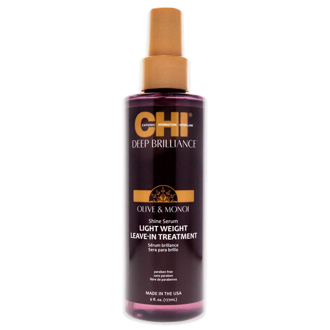 CHI Deep Brilliance Lightweight Leave-In Treatment by CHI for Unisex - 6 oz Treatment