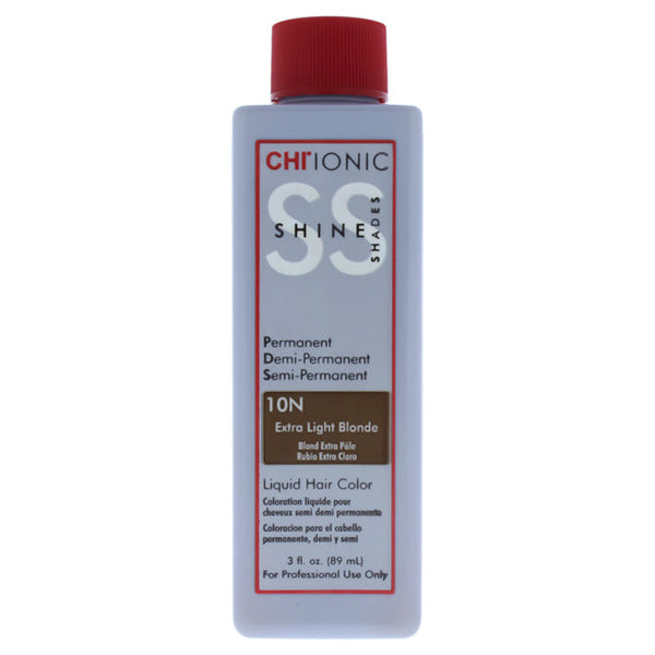 CHI Ionic Shine Shades Liquid Hair Color - 10N Extra Light Blonde by CHI for Unisex - 3 oz Hair Color