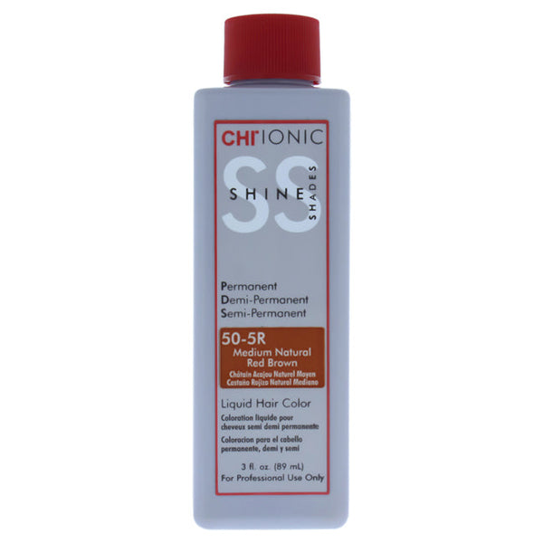 CHI Ionic Shine Shades Liquid Hair Color - 50-5R Medium Natural Red Brown by CHI for Unisex - 3 oz Hair Color