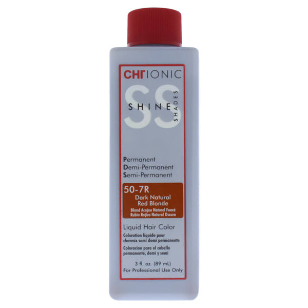 CHI Ionic Shine Shades Liquid Hair Color - 50-7R Dark Natural Red Blonde by CHI for Unisex - 3 oz Hair Color