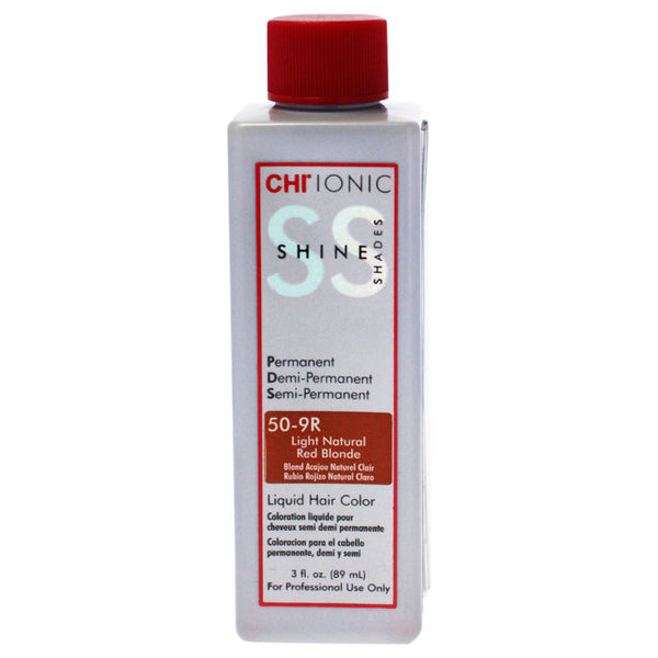 CHI Ionic Shine Shades Liquid Hair Color - 50-9R Light Natural Red Blonde by CHI for Unisex - 3 oz Hair Color