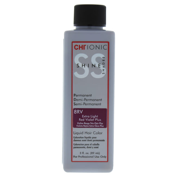 CHI Ionic Shine Shades Liquid Hair Color - 8RV Extra Light Red Violet Plus by CHI for Unisex - 3 oz Hair Color