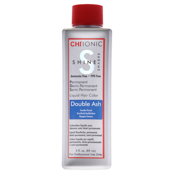 CHI Ionic Shine Shades Liquid Hair Color - Double Ash by CHI for Unisex - 3 oz Hair Color