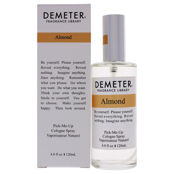 Demeter Almond by Demeter for Unisex - 4 oz Cologne Spray