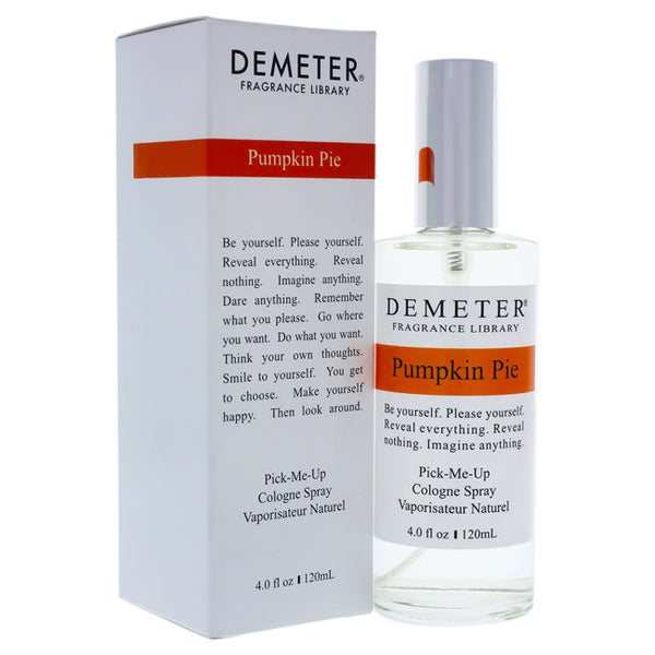 Demeter Pumpkin Pie by Demeter for Unisex - 4 oz Cologne Spray