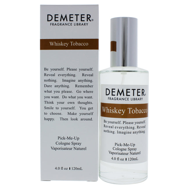 Demeter Whiskey Tobacco by Demeter for Women - 4 oz Cologne Spray