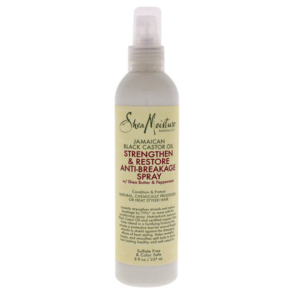 Shea Moisture Jamaican Black Castor Oil Strengthen and Restore Anti-Breakage Spray by Shea Moisture for Unisex - 8 oz Spray