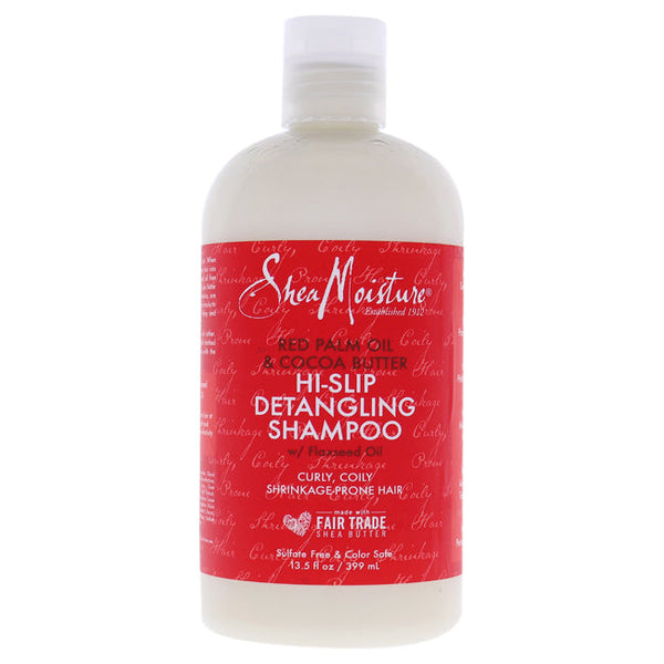 Shea Moisture Red Palm Oil and Cocoa Butter Hi-Slip Detangling Shampoo by Shea Moisture for Unisex - 13.5 oz Shampoo