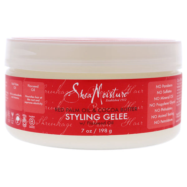Shea Moisture Red Palm Oil and Cocoa Butter Styling Gelee by Shea Moisture for Unisex - 7 oz Gel