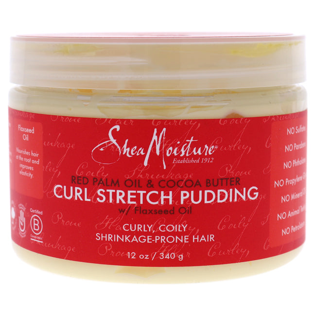 Shea Moisture Red Palm Oil and Cocoa Butter Curl Stretch Pudding by Shea Moisture for Unisex - 12 oz Cream