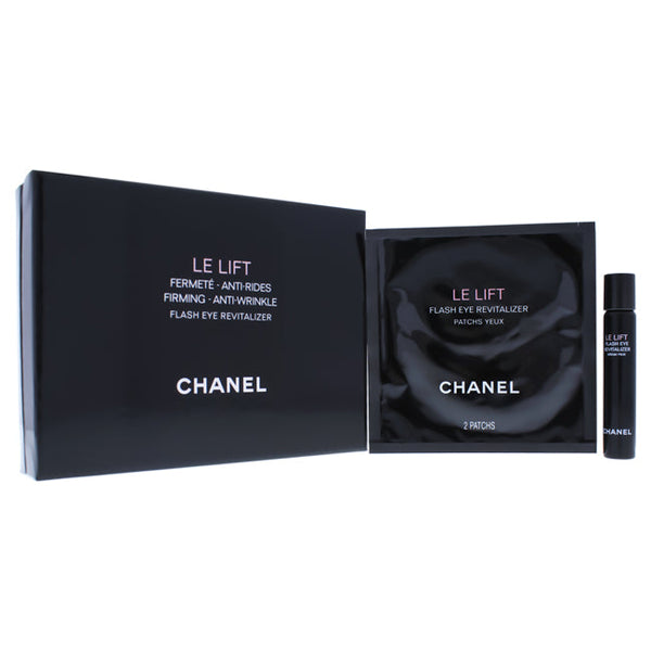 Chanel Le Lift Firming Anti-Wrinkle Flash Eye Revitalizer by Chanel for Women - 2 Pc 0.17oz Serum, 10x2 Eyes Patches