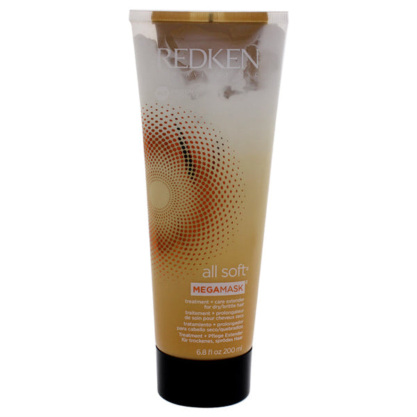 Redken All Soft Mega Mask by Redken for Unisex - 6.8 oz Treatment